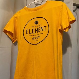 Element yellow t-shirt